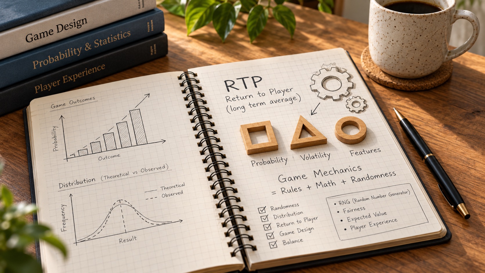 สมุดอธิบาย RTP ความผันผวน และกลไกเกม